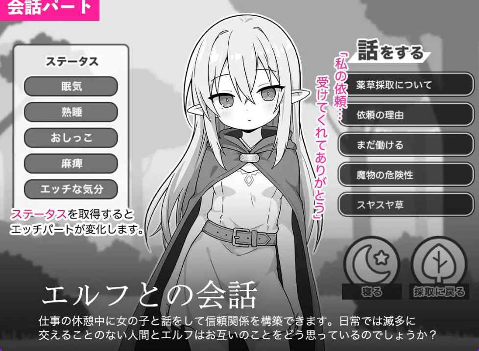 [互动SLG睡X 奇幻] 安睡精灵模拟器 すやすやエルフシミュレーション 汉化版 [970M]-ACG二次元游报